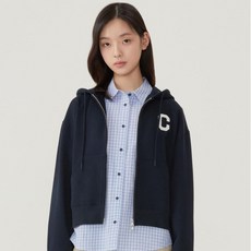 커버낫우먼 여성용 C로고 후드집업