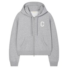 COVERNAT WOMAN 女款C LOGO連帽拉鍊外套