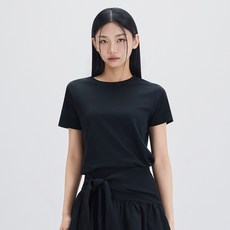 MIXXO 女款 Supima 棉質圓領短袖 T 恤
