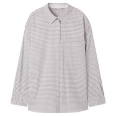 MIXXO 女款寬鬆版型格紋襯衫