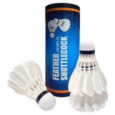 세베로 깃털 셔틀콕 SV300, 화이트, 1개, 3개입 화이트, 1개, 3개입