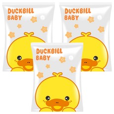 알럽홈 아기오리 캐릭터 이불 정리 압축팩 옐로우 L261-0211Y, 3개, 1개입