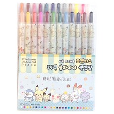 필박스 포켓몬스터 24색 슬라이더 색연필 랜덤발송, 1개