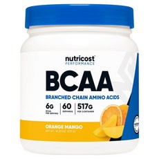 nutricost BCAA粉 柳橙芒果口味, 517g, 1個