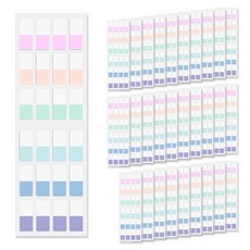 아이엔피 파스텔 인덱스 접착 메모 스티커, 3개, 240개입