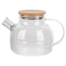 인블룸 유리 티포트, 투명, 1개, 1L