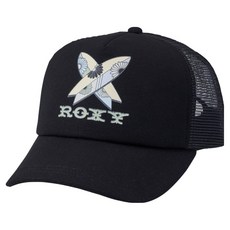 ROXY 衝浪板印花卡車帽 RE23CP219BLK, 黑色