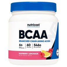 뉴트리코스트 BCAA 파우더 라즈베리 레모네이드향, 546g, 1개