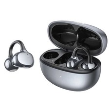 POWERRIDER OWS Bluetooth 5.4 耳夾式 無線耳機 11mm複合雙磁膜 20H Playtime 灰黑色 EW65