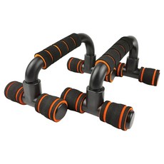 스모글 헬스 홈트 푸쉬업바 2p, 오렌지, PL-61