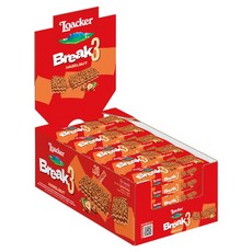 로아커 브레이크3 헤이즐넛 초콜릿 웨이퍼 스낵바, 19g, 30개