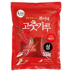 복이네먹거리 고춧가루 상 조금매운맛 김치용, 500g, 1개