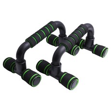 스모글 헬스 홈트 푸쉬업바 2p, 그린, PL-61