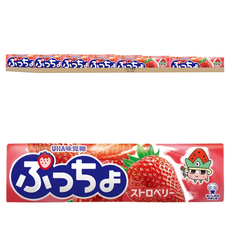 UHA 味覺糖 普超條糖 草莓味, 50g, 10個