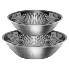 GREENDOOR 不鏽鋼洗米盆攪拌盆2件組, 1套, 攪拌盆2件組