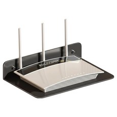 圓潤小巧 穩固不晃動 通用型 免鑽孔 機上盒支架 TYPE 10 260 x 220 x 50 mm, 1個, 單一商品