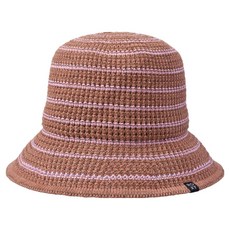 ROXY 女性條紋鉤針漁夫帽 RE23HT223BRN, 棕色
