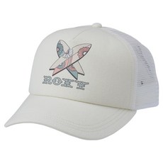 ROXY 女款衝浪板印花卡車帽 RE23CP219BLK, 燕麥色