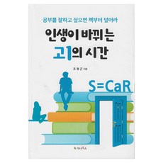 인생이 바뀌는 고1의 시간 공부를 잘하고 싶으면 책부터 덮어라, 가나북스, 조형근