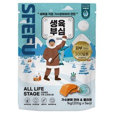 스페푸 강아지생육부심가수분해수제소프트사료 5p, 연어, 1kg, 1개