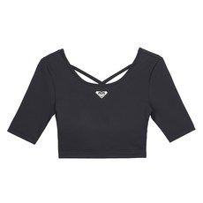 ROXY 女款修身短袖短版防磨衣 RE21RE293BHG