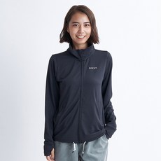 ROXY 女款寬鬆版型拉鍊防磨衣 RE21RZ199BLK