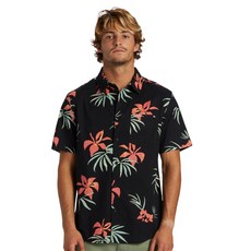 QUIKSILVER 男士花卉圖案標準版型襯衫 QE21ST021KVJ