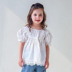 WALTONKIDS 兒童雪酪蕾絲上衣