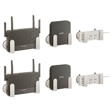 Donggeuri 高耐用性小巧免鑽孔機上盒支架 TYPE 4 82 x 30 x 240 mm, 6個, 單一商品