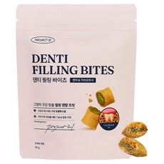 프로젝트21 고양이 덴티 필링 바이츠 이빨과자, 50g, 1개, 혼합맛(연어/가쓰오부시)