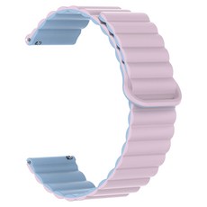 젤센 갤럭시워치 링크 마그네틱 스트랩 20mm, 라벤다블루, 1개