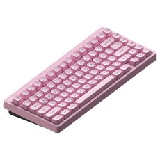 누피 기계식 유무선 텐키리스 키보드, 저소음맥스블러시축, NODE75 HP, 라이트 핑크