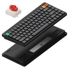 누피 로우 프로파일 기계식 유무선 텐키리스 키보드, 나노적축, NODE75, 잉크 그레이