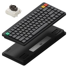 누피 로우 프로파일 기계식 유무선 텐키리스 키보드, 나노갈축, NODE75, 잉크 그레이