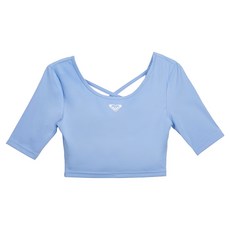 ROXY 女款修身短袖短版防磨衣上衣 RE21RE293BHG