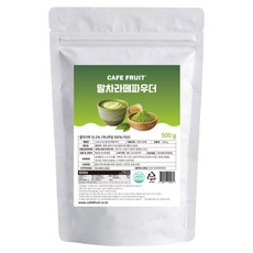 韓國 CAFE FRUIT 抹茶拿鐵粉, 500g, 1個, 1入