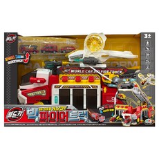 WORLDCAR 救援大型消防車玩具組, 混合顏色, 1套