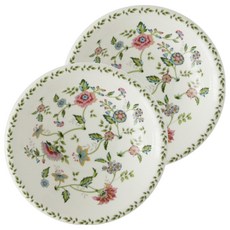 LOKO LIVING Rocohome 白金漢圓形主餐盤, 混合色, 2個