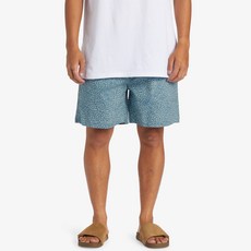 QUIKSILVER 男士豹紋工作短褲 QE21WK023BGE