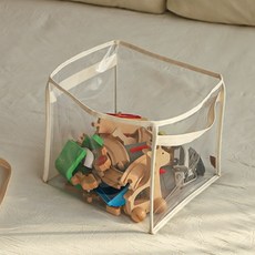 Kusso 玩具娃娃收納盒 A型, 透明, 1個