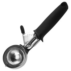 블룸홈 스테인리스 304 아이스크림 스쿱 12호 6cm, 블랙, 1개
