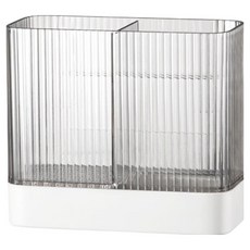 CUSSO 壁掛兩用廚房餐具筒, 白色, 1個