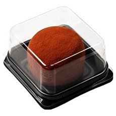 單入和菓子方形盒, 黑色, 100個