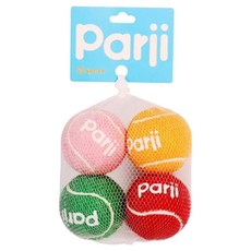 REDPUPPY 狗狗網球玩具4件組, 混合顏色, 1套