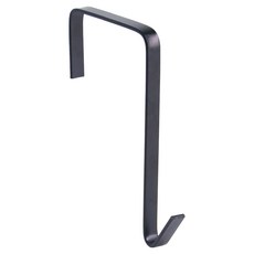 온지 현관문 수납 욕실 옷 걸이, 블랙, 1개