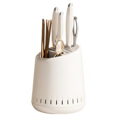 Kusso 旋轉式瀝水餐具筒 18 x 22 cm, 白色, 1個