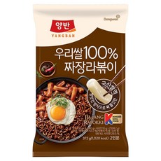 양반 우리쌀 짜장라볶이, 1개, 372g