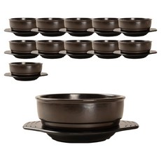 HAPPY JUNG 雪濃湯碗A + 美耐皿託盤 1號組合, 16.5cm, 12套