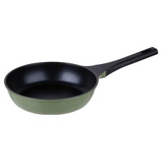 KITCHEN FLOWER 橄欖綠電磁爐用鑄造平底鍋, 1個, 20cm