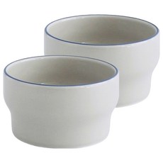 ROUND N FLAT Flow 飯碗, 灰色, 2個